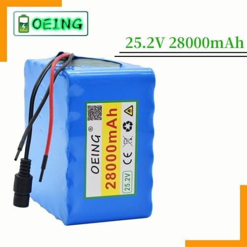 2021 NEW 6s6p 24v 28ah 25.2v lithium battery pack batteries for electric motor bike scooter ebike wheelchair cropper