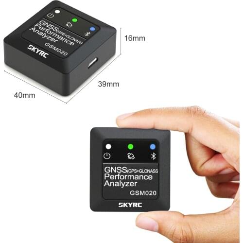 4~5H Working Time SKYRC GNSS GSM020 Performance Analyzer Speed Tester Bulit-in Battery for RC Car Airplane Helicopter FPV G1C0