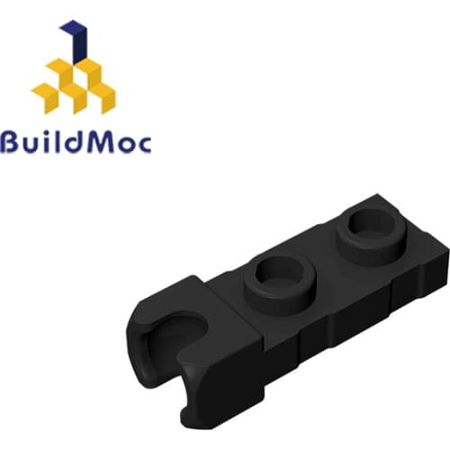 BuildMOC Compatible Assembles Particles 14418 1x2 For Building Blocks Parts DIY LOGO Educational Cre