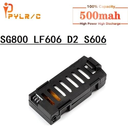 Components Accessories for LF606 SG800 D2 JD-16 S606 M9 M11 Drone 3.7v 500mAh batteries Rc Quadcopter Spare Parts 3.7 v battery