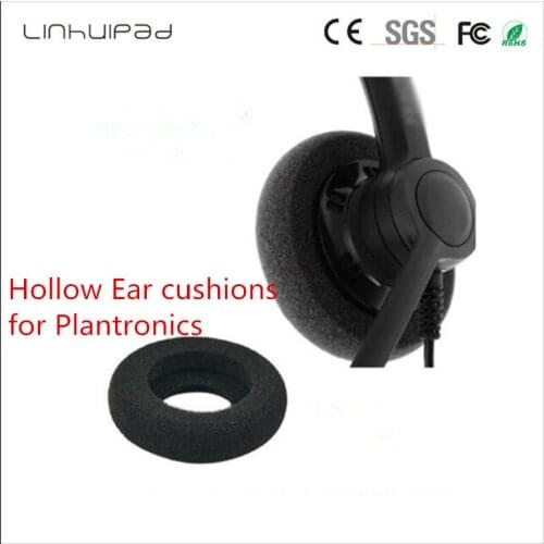 Linhuipad 57mm Headphone replacement foam sponge pads for Plantronics SP11 H251N HW251N H261N H51 HW291N Headset Headphone