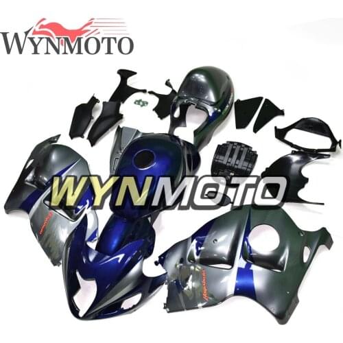 Complete Fairings Kit For GSXR1300 1997 98 99 00 01 02 03 04 05 06 07 Injection ABS Plastics Panels Bodywork Blue Grey New