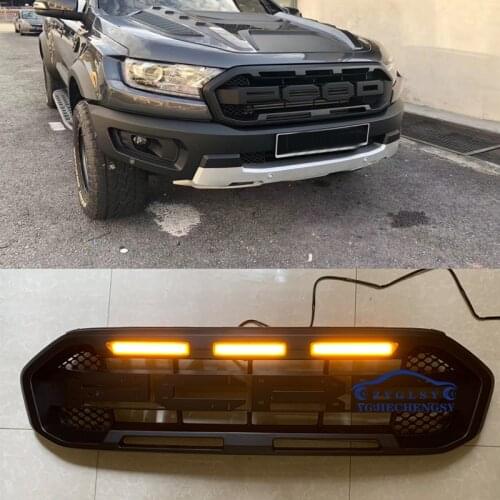 Raptor Grille Modified Grill Front Bumper Mesh Fit For RANGER 2018 2019 2020 T8 PX MKIII MK3 XL XL+ XLS XLT Limited Pickup Truck