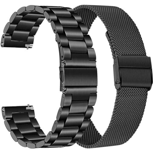 Band For Samsung Galaxy Watch 46/42MM/Gear S3 22MM 20MM Stainless Steel Mesh Milanese Bracelet For Active 2 40/44MM Strap Correa