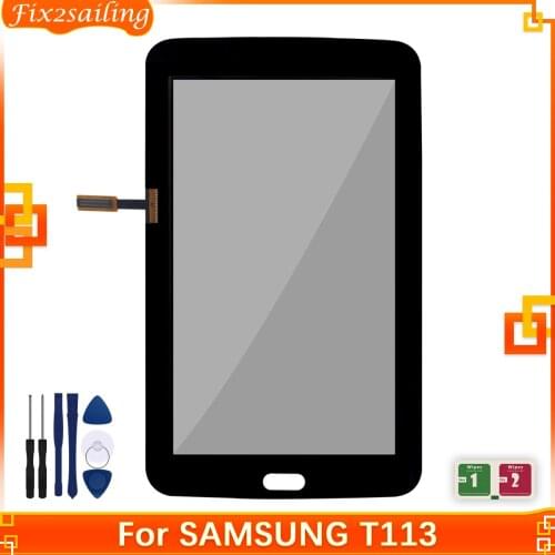 Touch For Samsung Galaxy Tab 3 Lite 7.0 SM-T110 T110 Touch Screen T111 T113 T116 Digitizer Glass Panel Sensor Replace Parts+Tool
