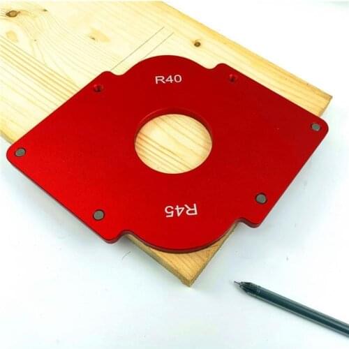Router Table Bit Templates Excellent Durable Aluminium Alloy Quick R Corner Jig Templates Woodworking Engraving Hand Tool