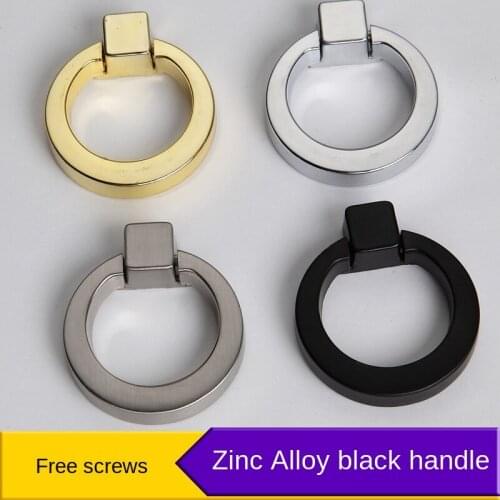 Zinc alloy modern simple furniture handle European cabinet handle solid cabinet door handle