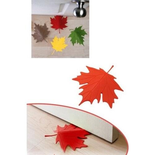Modern Milan Leaf Door Six Stoppers 2 Pcs trinket baratija حلية орнаментальный