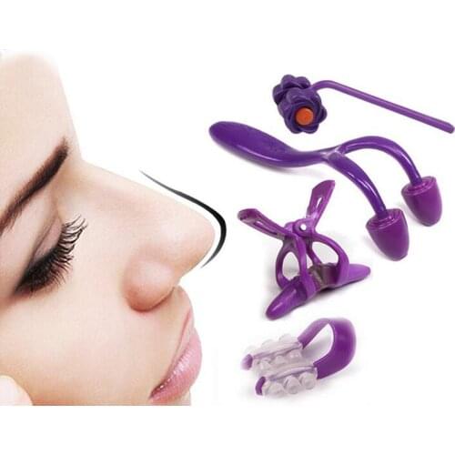4Pcs/Set 2016 New Health Care Nose Up Shaping Shaper Lifting Bridge Straightening Beauty Clip Beauty Nose Relaxation Massager