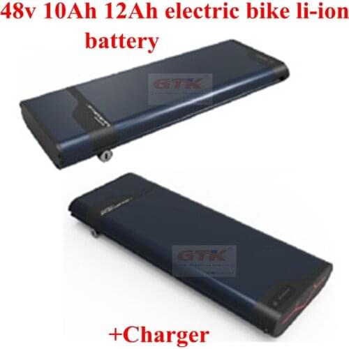 48v 10Ah 12Ah 9Ah 8Ah electric bike li-ion ebike lithium battery solar impulse thin case for bbs motor 500w 750w + 3A charger