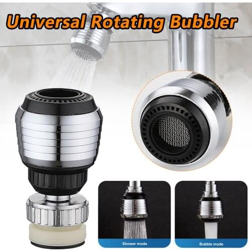 360 Degrees Rotate Faucet Kitchen Faucet Sprayer Water Saving Bubbler Connector Swivel Tap Aerator Diffuser for Kitchen