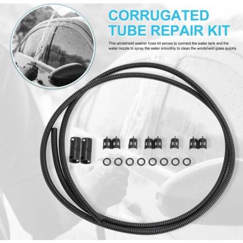 Automobiles Accessories Corrugated Tube Repair Kit Universal Kink Resistance POM Windshield Washer System Connection Kit