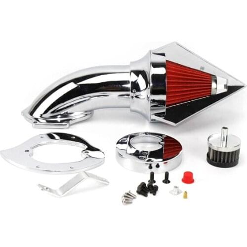 Motorcycle Part NEW Chrome Spike Air Cleaner Filter Kit Motorcycle Air Cleaner For Honda VTX 1300 or VTX1300 All Years