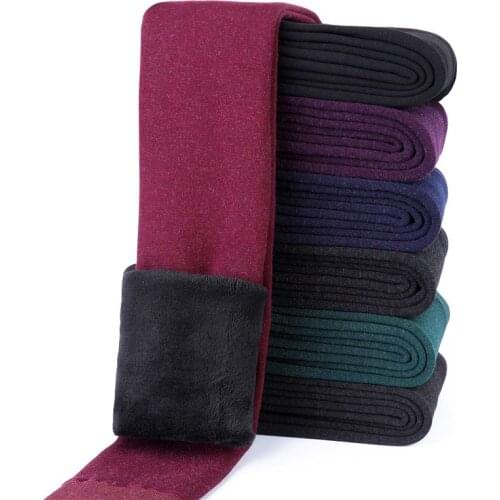 Kids leggings for girls leggings with fleece knitted leggings velvet warm leggins teenager girls winter pants fleece lined teens