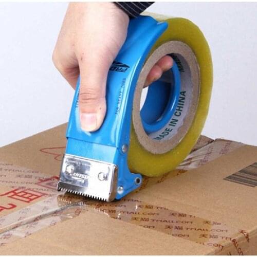 Office Adhesive Roller Tape Dispenser Cutter Stationary Machine Sealing Plastic Supplies Package Bag Packer U6O6
