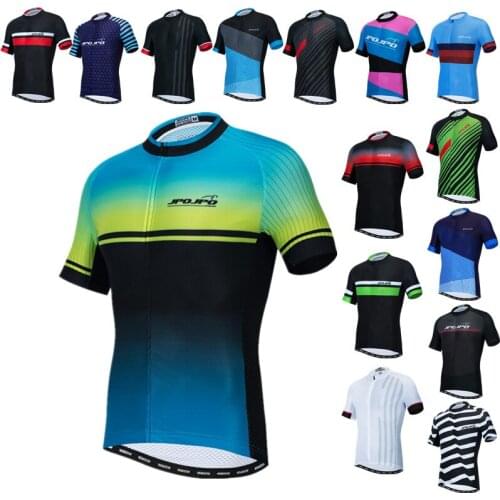 JPOJPO Top Quality Cycling Jersey Men Summer Short Sleeve MTB Bike Jersey Racing Sport Bicycle Clothing Pro Team Cycling Shirt