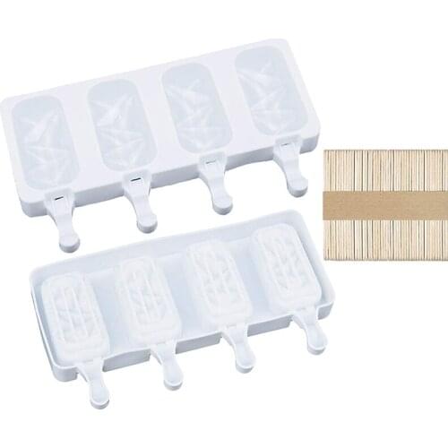 Hot Sale Popsicle Mold, Silicone Popsicle Mold, Homemade Popsicle Mold, Diamond Ice Cream Mold Mousse Mold