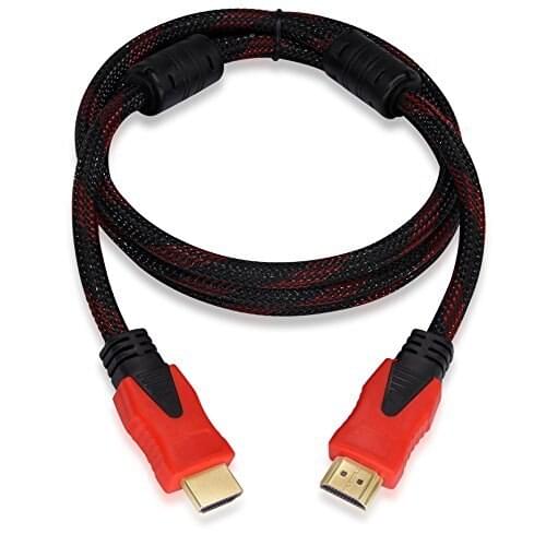HDMI Cable video cables gold plated hdmi splitter 1.4 1080P 3D Ready TV AV HDTV Video Cable for HDTV monitors displayers 1.5M