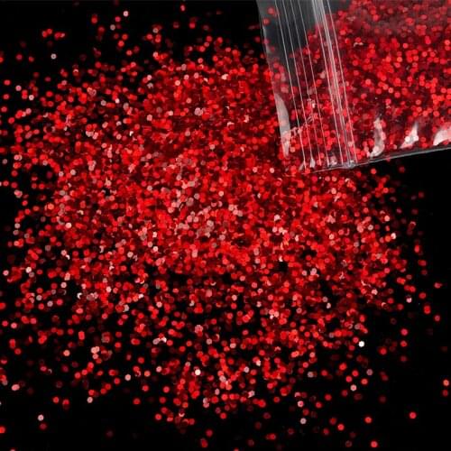 10g Laser Nail Glitter Sequins Hexagon Flakes Nail Art Decorations Sparkly Holographic Glitter Manicure Valentines Nail Design