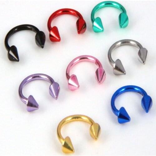Hot Selling Fake Nose Ring Goth Punk Lip Ear Nose Clip On Fake Septum Piercing Nose Ring Hoop Lip Hoop Rings Earring