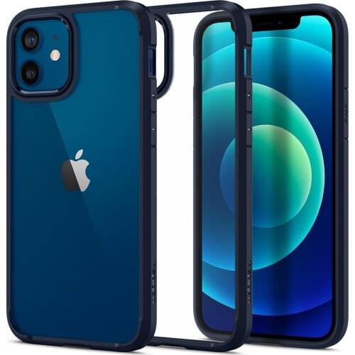Mil-grade Case for iPhone 12 Mini Pro Max A2172 A2176 A2341 A2342 Spigen Ultra Hybrid Slim Soft Air Cushion Protection Shell