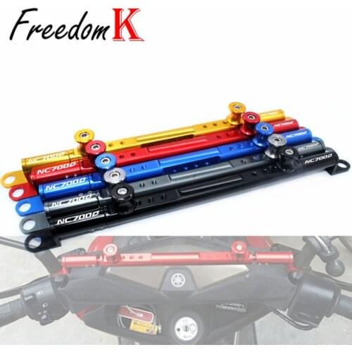 For HONDA NC700D NC 700D Motorcycle Accessories CNC Aluminum Mutifunctional Cross Bar Steering Damper balance lever
