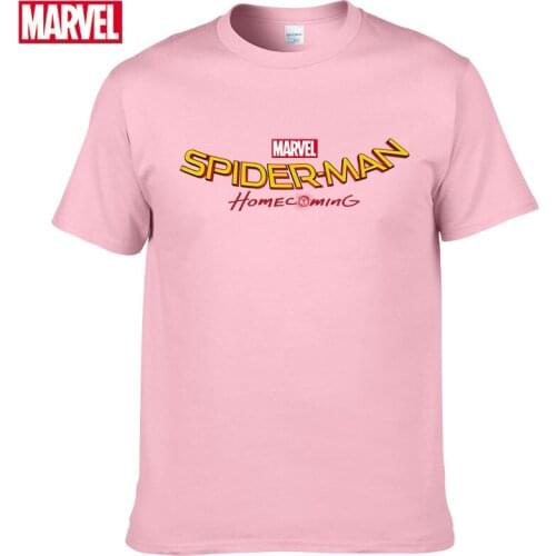 Marvel The Avengers Spider Man t shirt Comfortable Breathable 100% cotton Fashion clothes for teens Summer Tops t-shirts man #94
