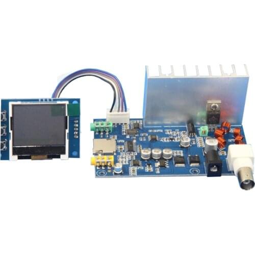 Diy kits 5W-7w FM Transmitter Radio Station PLL Stereo Digital frequency KITS + lcd Digital Display SMD soldered already
