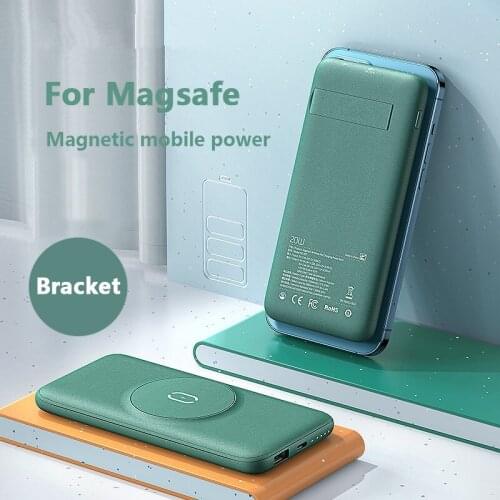 10000mAh 15W Portable Magnetic Wireless Power Bank For apple 12 magsafe charger Powerbank For iphone 12 pro max External battery