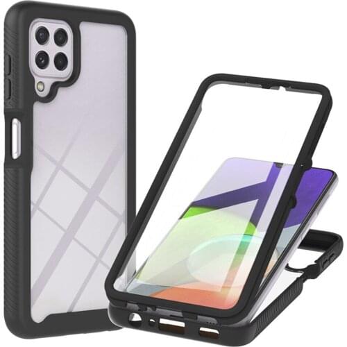 For Samsung Galaxy A22 5G 4G 2021 Shockproof Case Galaxy A22 A 22 Crystal Case Back Panel 360 Protect for Galaxy A22 Cover