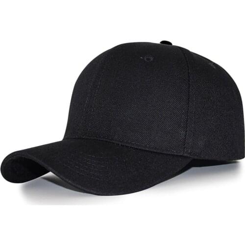 Adjustable Size Hats Pure Color Blank Curved Plain Baseball Caps Outdoor Travel Caps Summer Fashion Casual Sports Hat