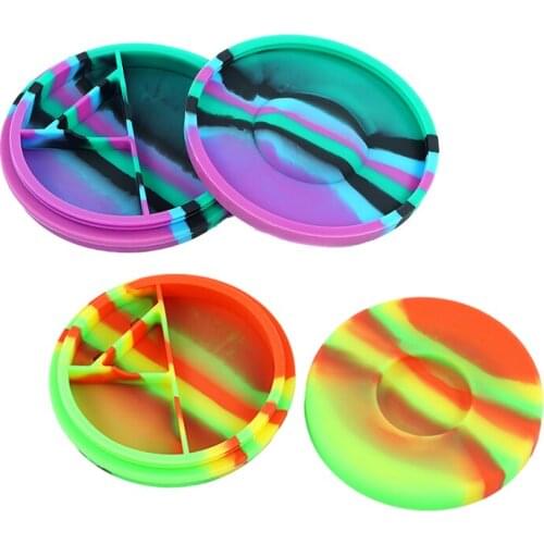 40ml Household Silicone Container Tobacco Herb Smoking Storage Box with Dabber Kitchen Home