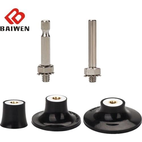 Roll Lock Sanding Pad 1/2/3 inch Holder 6.35mm Shank Sanding Discs Type R For Roloc Polishing Wheels Rotating tools Accessories