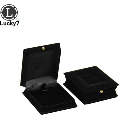 Stool Shape Necklace Pendant Earring Jewelry Box Customize Velvet Jade Storage Box For Necklace Gift Box Pendant Display Jewelry