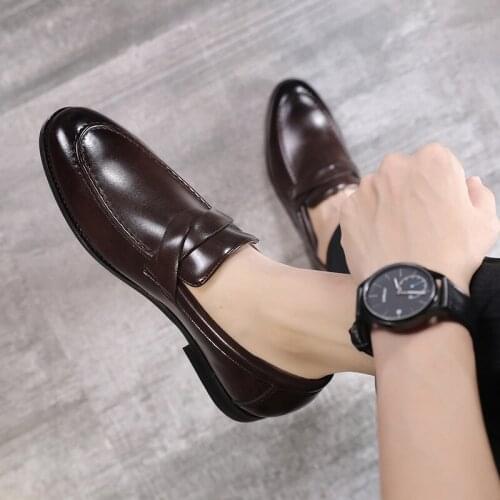 Elegant Shoes Men Classic Wedding Dress Office Shoes Men 2021 Loafers Men Brand Shoes Zapatos De Hombre De Vestir Formal Bona