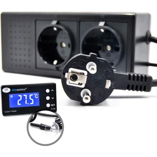 Waterproof sensor Digital Aquarium Thermostat Cool Heat with EU UK AU plug