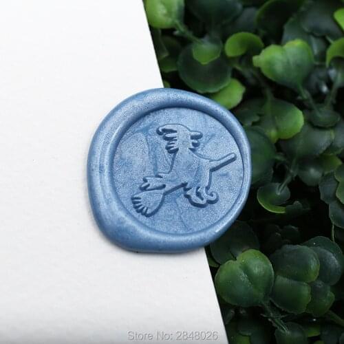 Witch broom Wax Seal Stamp,party stamp,wedding seal, invitation seals,wedding invitation,Halloween stamp,Fall or Autumn Decor