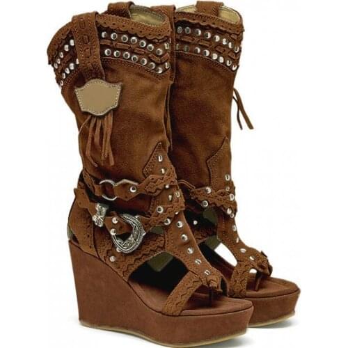 High heels women ankle boots shoes vintage PU leather booties shoes woman cut out sandals female mujer sapato feminino SA0898