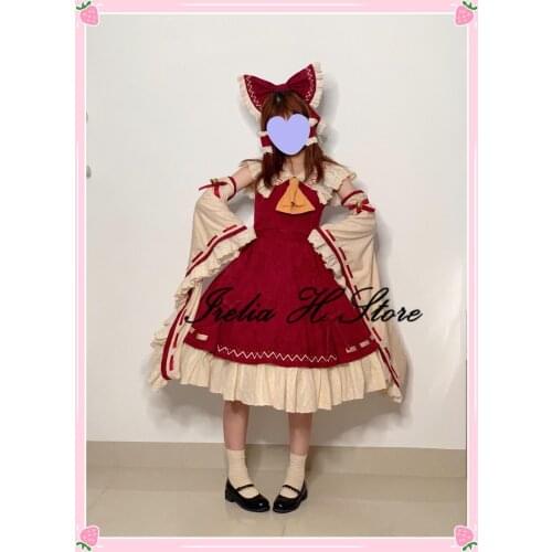 {Pre-sale}Hakurei Reimu Touhou Project cosplay Hakurei Reimu cosplay costume dress female Limited Edition