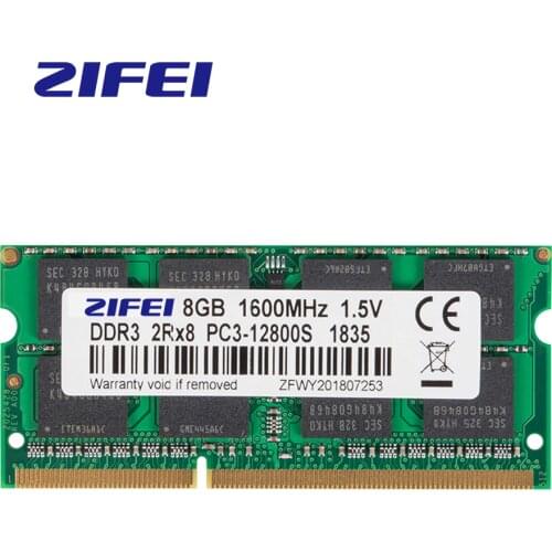 ZiFei ram DDR3 8GB 1333MHz 1600MHz 1.5V 204Pin SO-DIMM module Notebook memory for Laptop