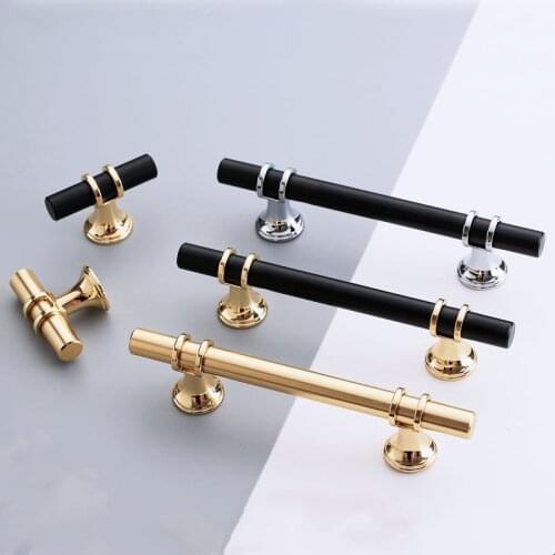 Modern Minimalist Handle Cabinet Door Pulls Drawer Knobs American Wardrobe Long Handles decor Furniture Hardware Accessories