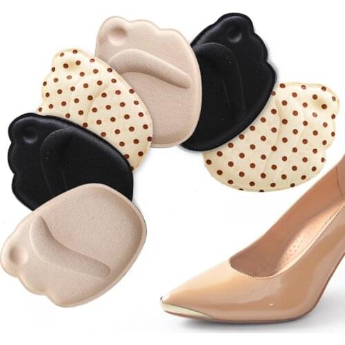 2Pcs Useful Sole High Heel Foot Cushions Forefoot Anti-Slip Insole Breathable Shoes Women Protection Foot Pad Supports Inserts
