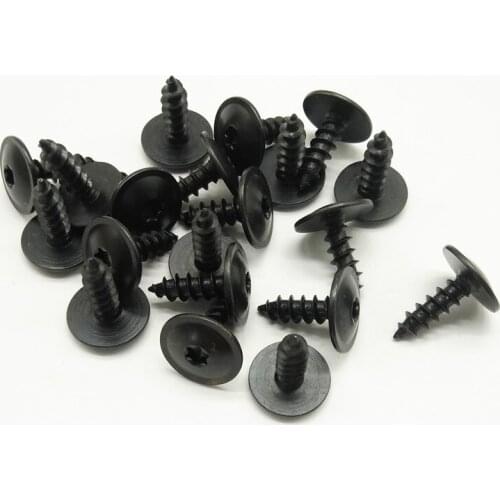 50 Pcs Car Splash Shield Door Clip Screw Nuts 5x16 For Tiguan Amarok Passat Eos CC Phaeton Beetle for Jetta Golf Polo N90974701