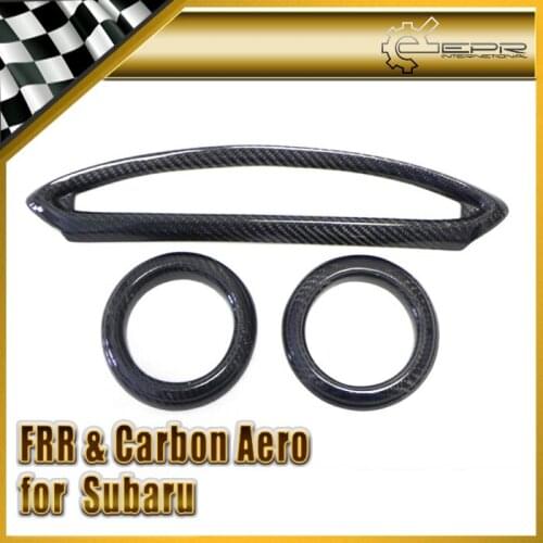 Car-styling BRZ ZC6 For Toyota FT86 ZN6 Scion GT86 Carbon Fiber Air Con Surround 3pcs