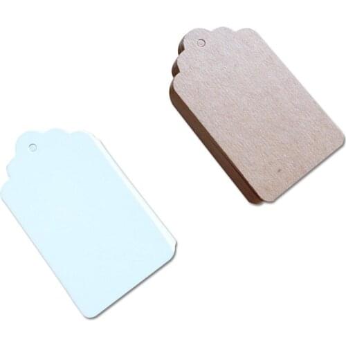 4X7Cm Kraft Paper White Cardboard Tag. Tag Daquan Gift Tag Bookmarks Bar Kraft Paper