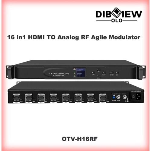 Dibviewolo OTV-H16RF 16 IN 1 HDMI to ANALOG MODULATOR For DTV Headend