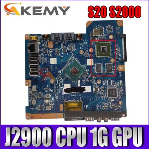 For Lenovo S20 S2000 All-in-One motherboard J2900 CPU 1G GPU ZAA30 LA-B621P S20-00 Mainboard 100% Fully Tested&High quality