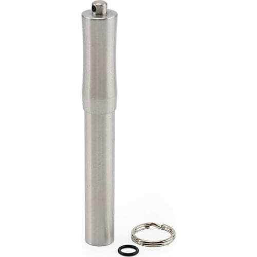 Stainless Steel Waterproof Canister Seal Capsule Bottle Toothpick Box Outdoor Camping EDC Tool