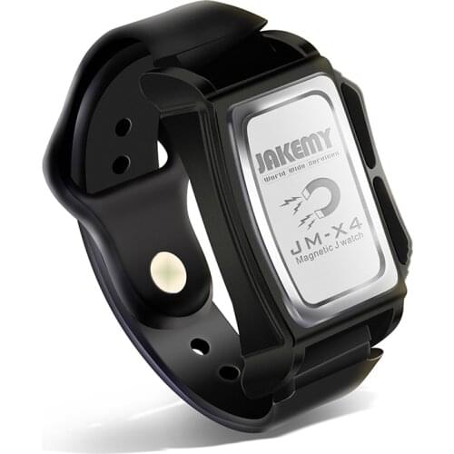 JAKEMY Components Adsorption Bracelet Powerful Magnetic Wrist Band Hold Small Metal Nuts Washers Screws Nails Ferramenta