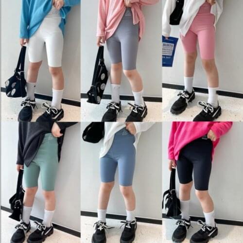 Girls half pants summer new shorts children fashion Elasticity shorts wz46
